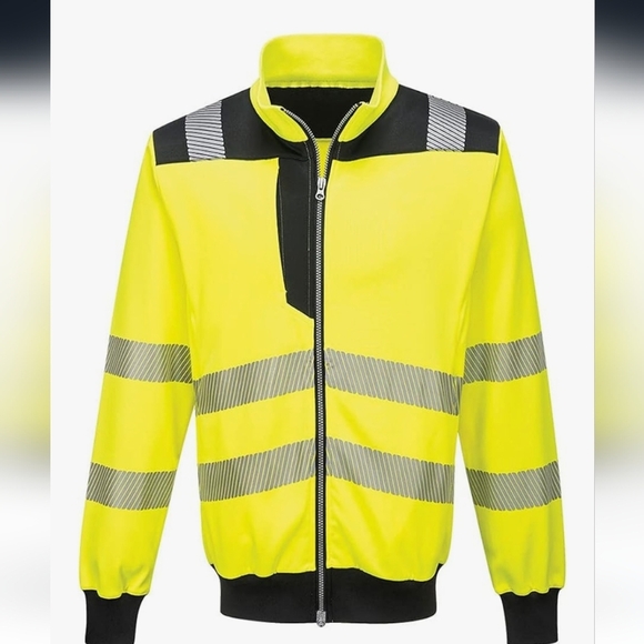 Men's Yellow and Black Lightweight Jacket - Picture 1 of 16